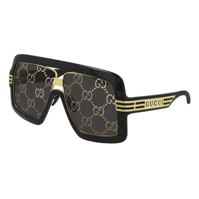 Gucci Homme GG0900S Lunettes de soleil Injecté Noir Gris Carré Miroir