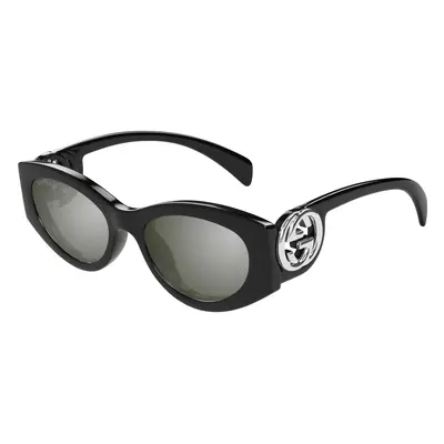 Gucci Femme GG1691S Lunettes de soleil Injecté Noir Gris Cat Eye