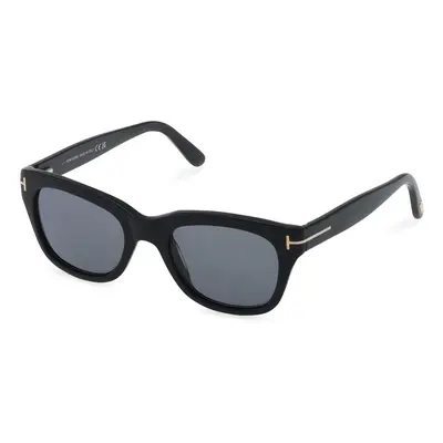 TOM FORD Homme FT0237 SNOWDON 01D Lunettes de soleil Acétate Noir Fumée Carré Polarisé