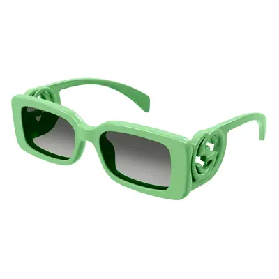 Gucci Femme GG1325S Lunettes de soleil Plastique Vert Vert Carré Ombré