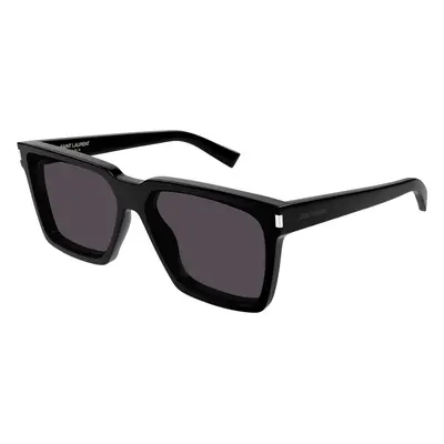 SAINT LAURENT Unisex SL 001 Lunettes de soleil Acétate Noir Noir Carré Normale