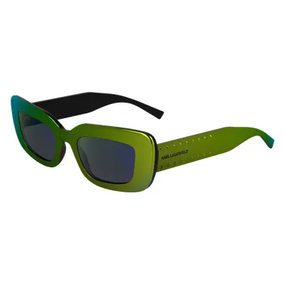 Karl Lagerfeld Femme KL6164S Lunettes de soleil Bio-inject Vert Carré Normale Miroir