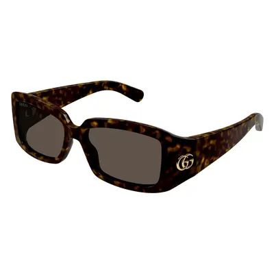 Gucci Femme GG1403SK Lunettes de soleil Injecté Havane Marron Carré Normale