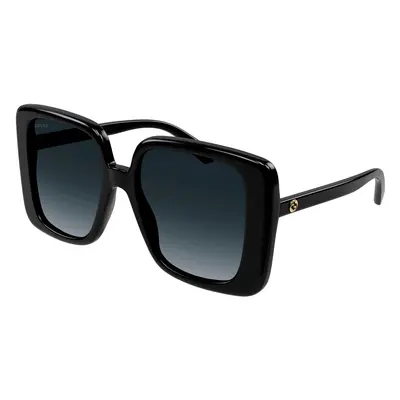 Gucci Femme GG1314S Lunettes de soleil Acétate Noir Gris Carré Normale Ombré