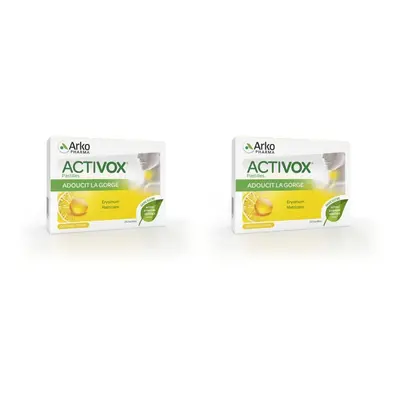 Arkopharma Activox® Pastilles pour la gorge sans sucre au miel Pastille(S) 2x24 pc(s)