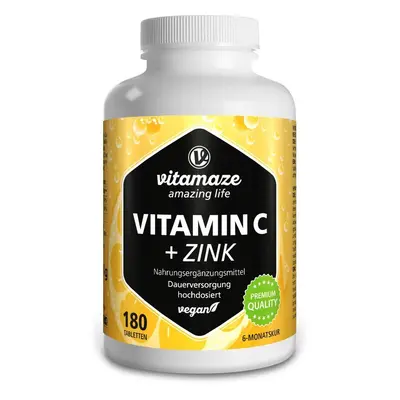 Vitamaze Vitamine C + Zinc Comprimé(S) 180 pc(s)