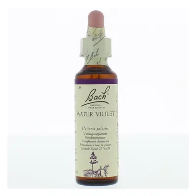 BACH ORIGINAL Fleurs de Bach Water Violet N°34 Goutte(S) 20 ml