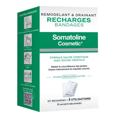 Somatoline Cosmetic® Recharges Bandages Remodelants & Drainants Bandage(S) 6 pc(s)