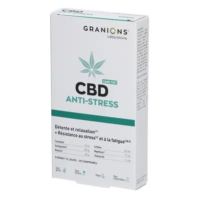 Granions CBD Anti-Stress Relax Comprimé(S) 30