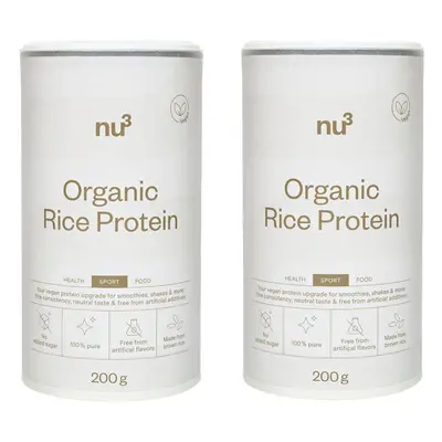 Nu3 Protéine de riz bio Poudre 2x200 g