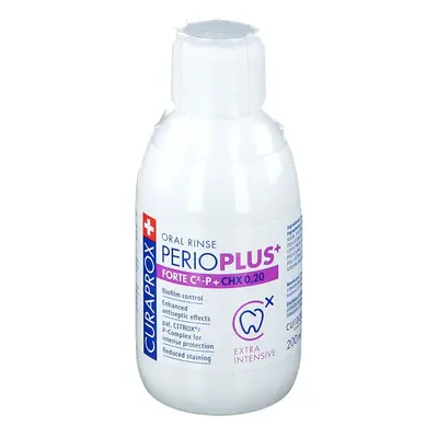 Curaprox ORAL RINSE PERIO PLUS+ Forte Cx-P + CHX 0,20 Bain De Bouche 200 ml