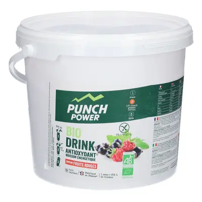 PUNCH POWER Biodrink Boisson énergétique Fruits rouges Poudre 3000 g