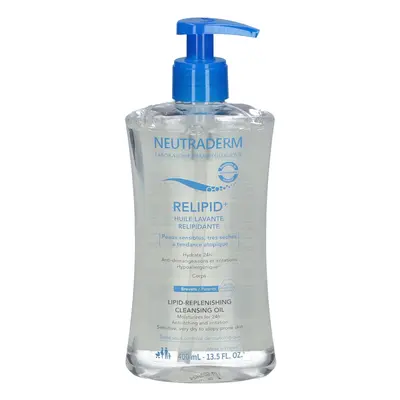 NEUTRADERM Relipid+ Huile Lavante Relipidante De Bain 400 ml