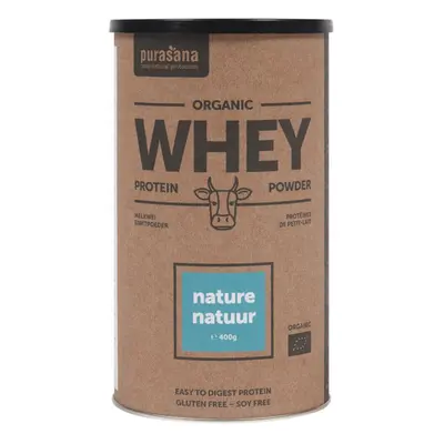 Purasana® Whey Poudre de protéines petit-lait naturel 400 g