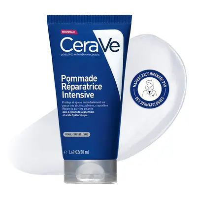 Pommade Réparatrice Intensive visage et corps pour les peaux très sèches, abîmées, craquelées 50