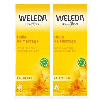 Weleda Huile de Massage au Calendula De 2x100 ml