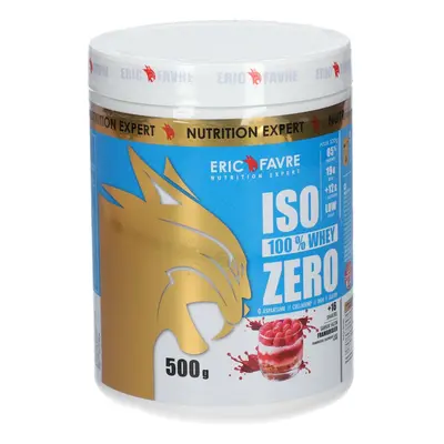 ERIC FAVRE® Iso Zero 100% Whey Protéine Framboisier Poudre 500 g