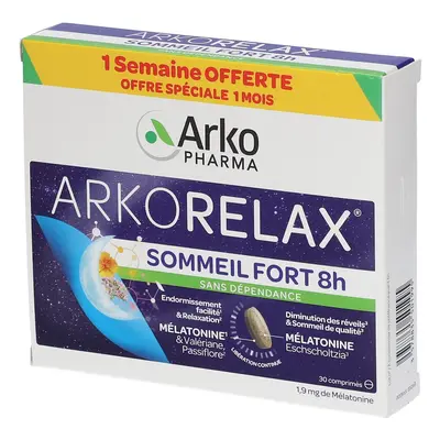 Arkopharma Arkorelax® Sommeil Fort 8H Comprimé(S) 30 pc(s)