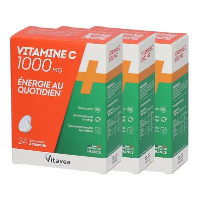 Nutrisanté ÉNERGIE AU QUOTIDIEN Vitamine C 1000 mg Comprimé(S) À Croquer 3x24 pc(s)