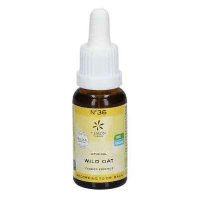 Lemon Pharma Fleurs de Bach Bio N°36 Wild Oat Goutte(S) 20 ml