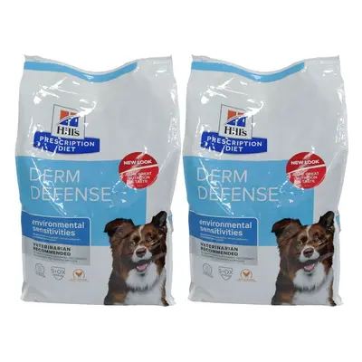 Hill's Prescription Diet Derm Defense Skin Care avec Poulet Pellet(S) 2x12 kg