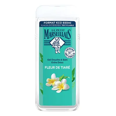 Le Petit Marseillais Gel Douche & Bain Extra Doux Fleur de Tiaré 650 ml