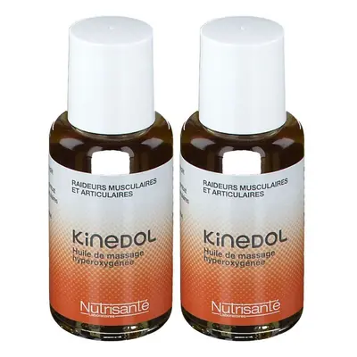 Kinedol Huile de massage hyperoxygénée De Massage 2x50 ml