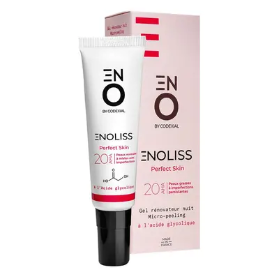 Enoliss Perfect Skin 20 AHA, Gel rénovateur nuit micro-peeling à l'acide glycolique, tube Gel(S)