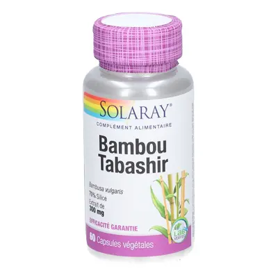 Solaray Bambou Tabashir - Complément alimentaire Capsule(S) 60 pc(s)