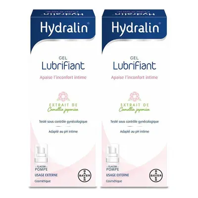 Hydralin Gel Lubrifiant 50 ml Incomfort Intime Gel(S) 2x50