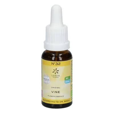 Lemon Pharma Fleurs de Bach Bio N°32 Vine Goutte(S) 20 ml