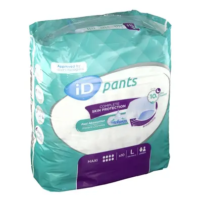 ID Pants Maxi Large Culotte D'Incontinence 10 pc(s)