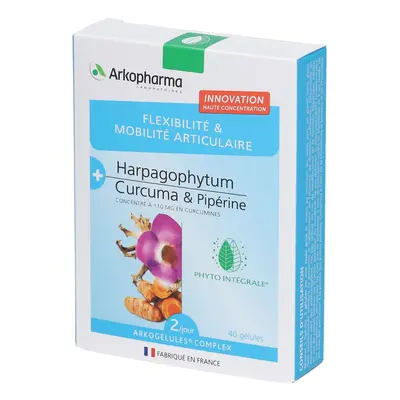 ARKOPHARMA Flexibilité et mobilité articulaire bio Harpagophytum, Curcuma & Pipérine Capsule(S) 