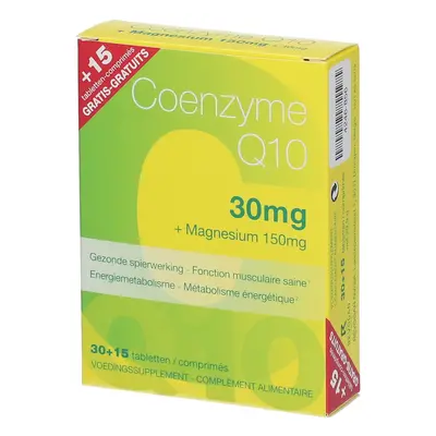 Coenzyme Q10 30 mg + Magnésium Comprimé(S) 1 pc(s)