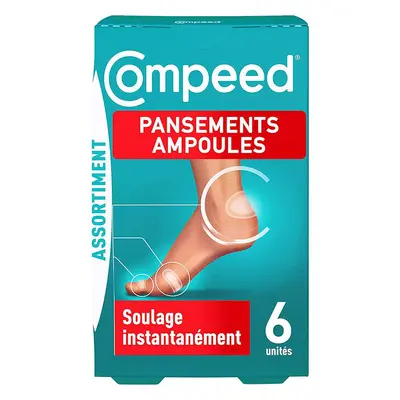 Compeed® - Assortiment Pansements Ampoules x6 Pansement(S) 6 pc(s)