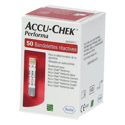 ACCU-CHEK® Performa Bandelettes Bande(S) De Test 50 pc(s)