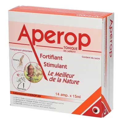 Aperop Fortifiant stimulant le meilleur de la nature Ampoule(S) 14x15 ml