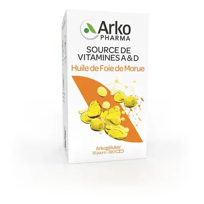 Arkopharma Arkogélules® Huile de foie morue Capsule(S) 220 pc(s)