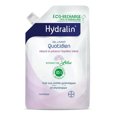 Hydralin® Quotidien Gel Lavant 400ml ECO RECHARGE Equilibre Intime Nettoyant