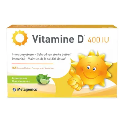 Metagenics Vitamine D 400 UI Comprimé(S) Pour Enfants 168 pc(s)