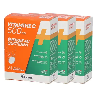 Nutrisanté ÉNERGIE AU QUOTIDIEN Vitamine C 500 mg Comprimé(S) 3x2x12 pc(s)