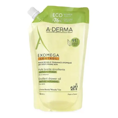 A-DERMA EXOMEGA CONTROL Huile lavante émolliente anti-grattage De Bain 500 ml