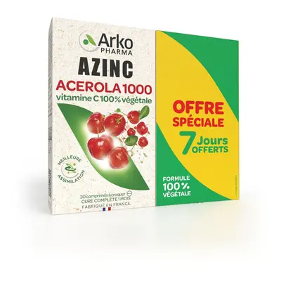 Arkopharma AZINC® Acérola 1000 Comprimé(S) 30x2 pc(s)