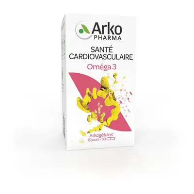 Arkopharma Arkogélules Oméga 3, origine marine Capsule(S) Douce(S) 60 pc(s)