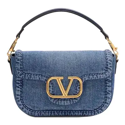 Valentino Garavani Sac Porté Épaule - Foncé Délavé