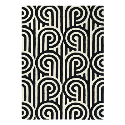 Tapis Florence Broadhurst, Turnabouts Black 39205 Taille: 120 x 180 cm Couleur: Noir Marque: Flo