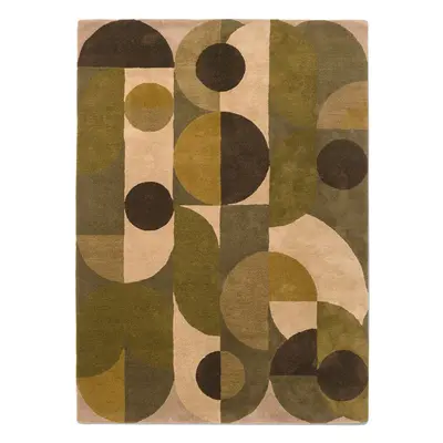 Tapis Brink & Campman, Decor Cosmo Greens 95207 Taille: 140 x 200 cm Couleur: Vert Marque: Brink